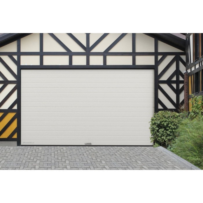 Секционные ворота DoorHan RSD01SC на проем 3350х2115(h) белые