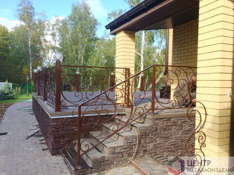 Кованое ограждение 1000х2500мм