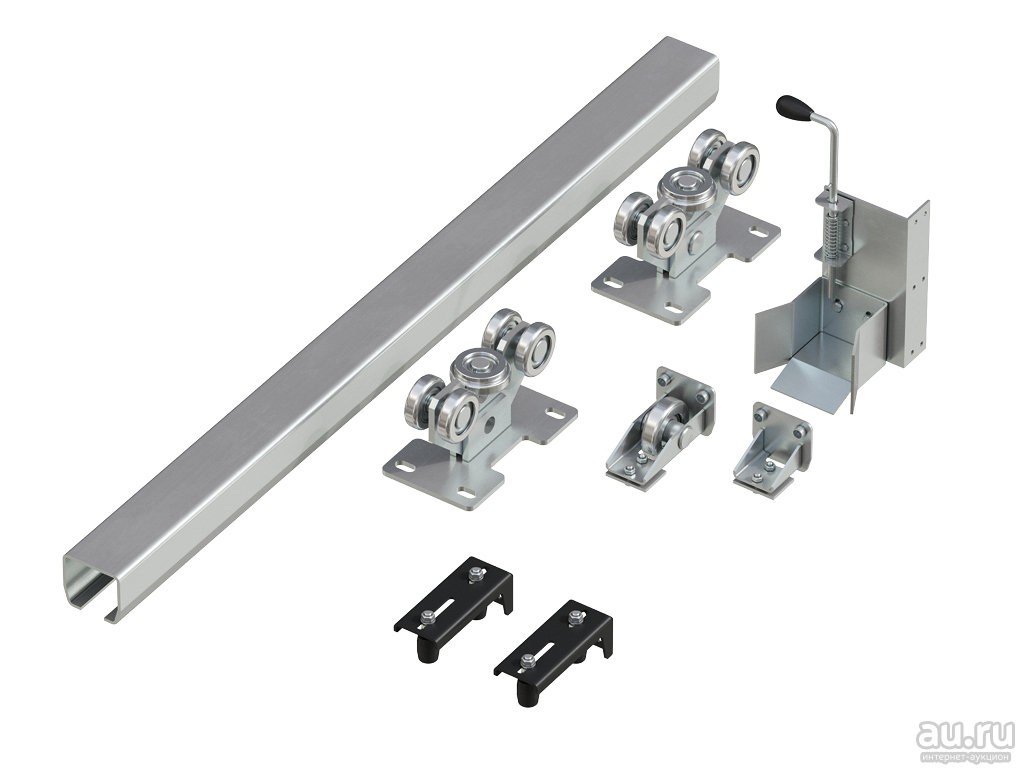 Фурнитура для откатных ворот проем до 5-ти метров 95х88х5мм