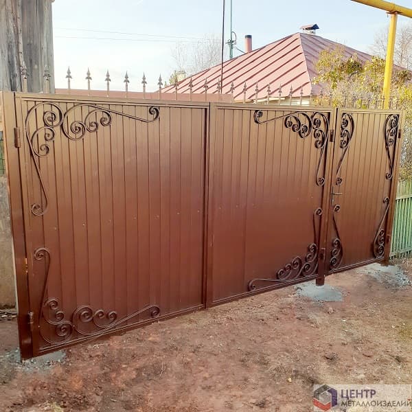 Кованые ворота 4000х2000мм