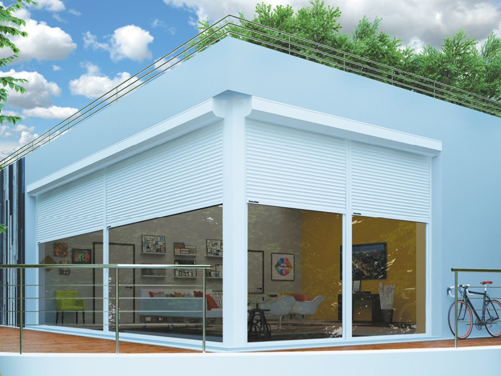 Рольставни оконные DoorHan из пенозаполненного профиля RH41N, RH45N