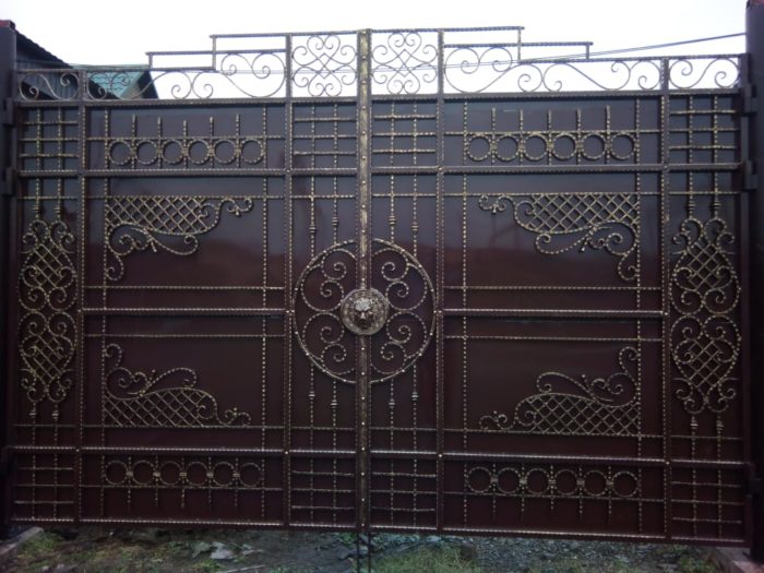Ворота кованные №2