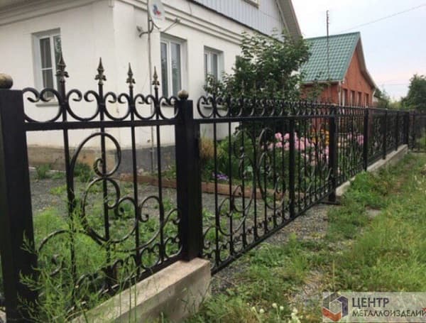Кованый забор 1700х2500мм