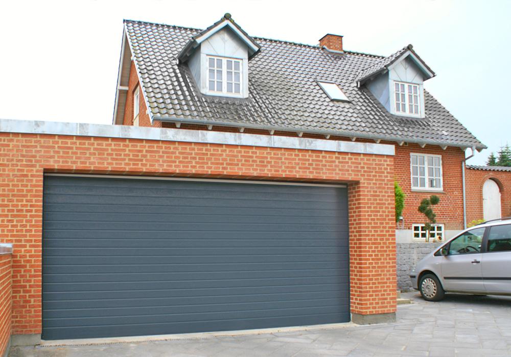 Гаражные секционные ворота Alutech серии Trend с торсионными пружинами 5000х2125(h)