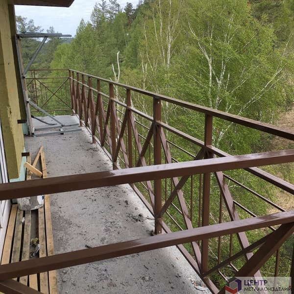 Кованое ограждение 1100х3600мм