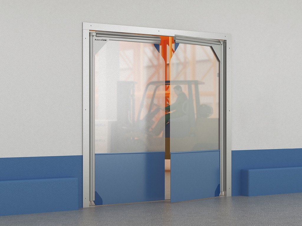 Пленочные маятниковые двери DoorHan серии SSD