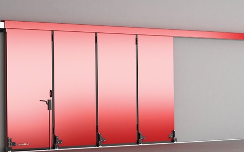 Промышленные откатные опорные ворота DoorHan с нижней направляющей