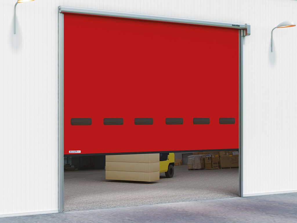 Скоростные рулонные ворота DoorHan для наружного использования серии SPEEDROLL SDO