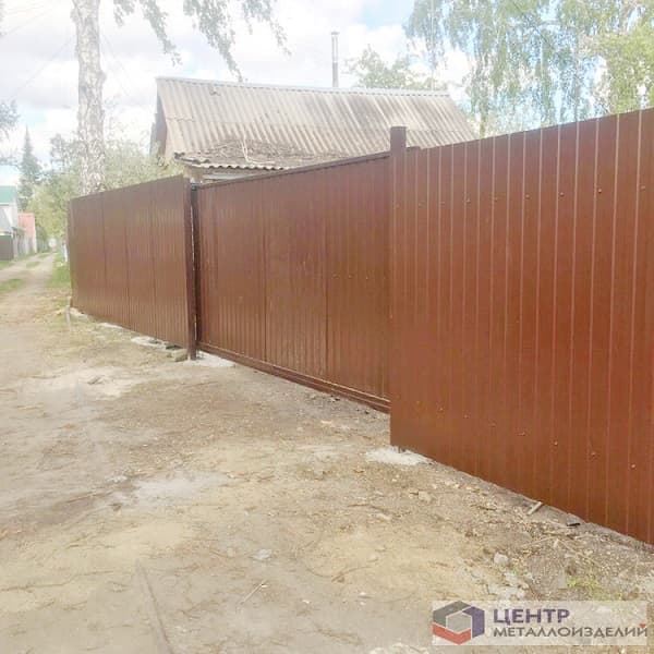 Кованые откатные ворота 4000х2000мм