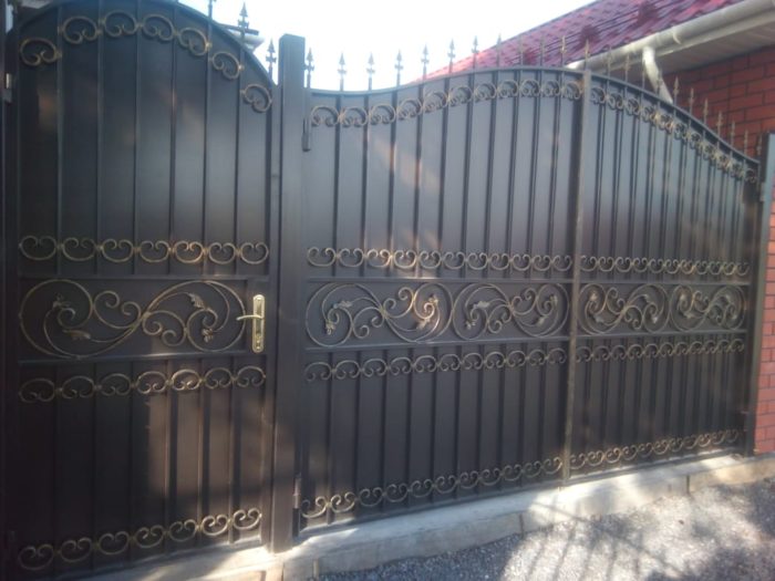 Ворота кованные №3