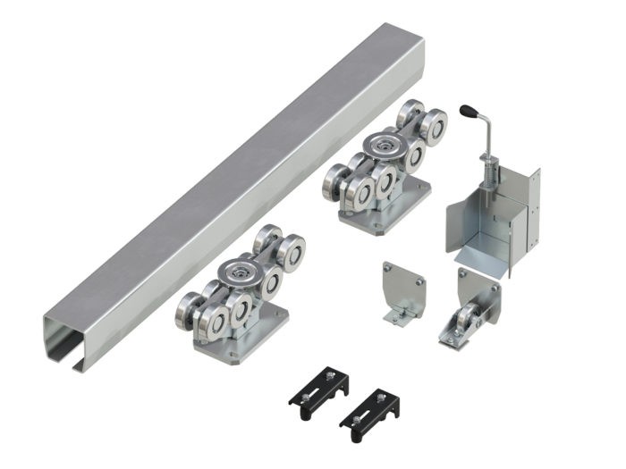 Фурнитура для откатных ворот проем до 6-ти метров 138х144х6мм DoorHan