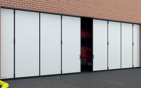 Промышленные откатные ворота DoorHan с нижней направляющей