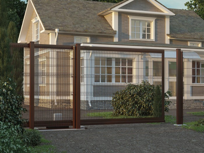 Откатные ворота DoorHan со стальной рамой