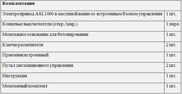 Комплект привода откатного AN-Motors ASL2000 — изображение 4