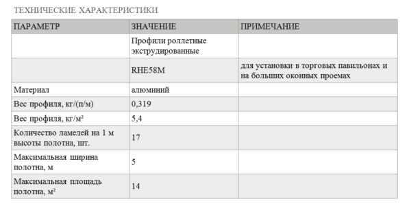 Рольставни витринные взломостойкие DoorHan из экструдированного профиля RHE58M — изображение 7
