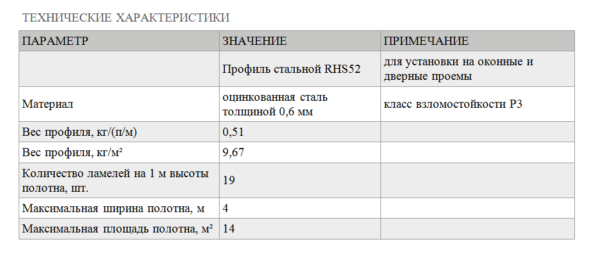 Рольставни витринные DoorHan из стального профиля RHS52 — изображение 5